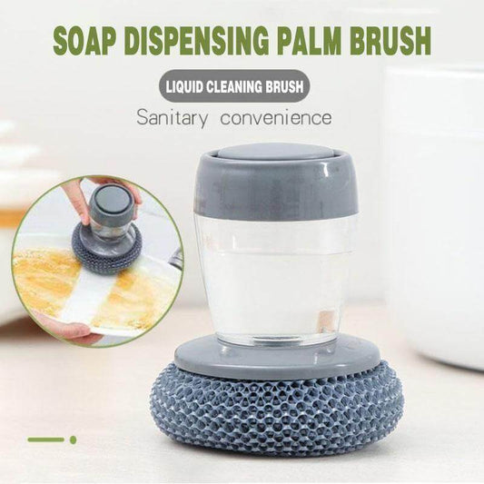 Soft Touch Kitchen Soap Dispenser Brush - Pexav
