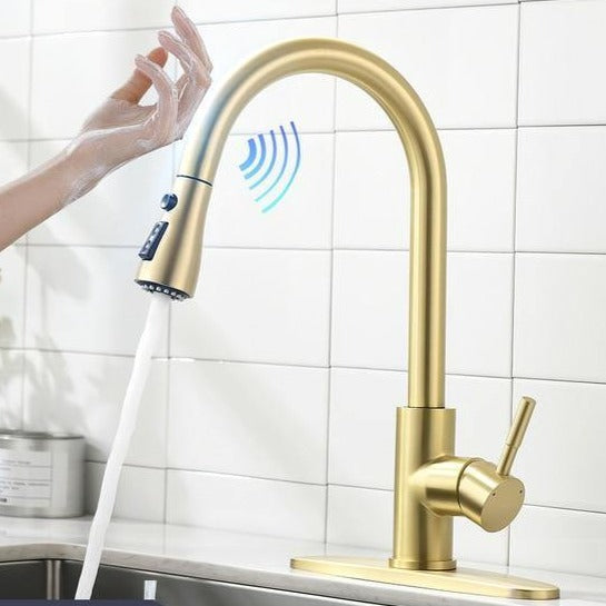 Easy Touch Sensor Kitchen Faucet