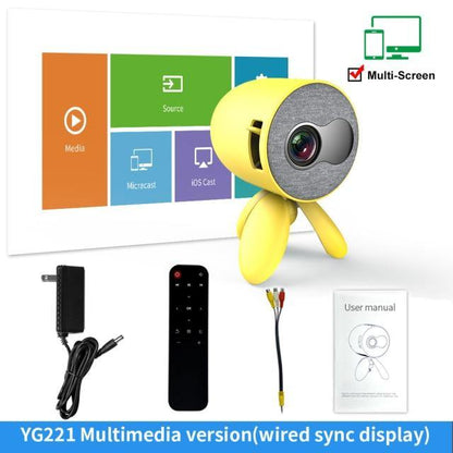 Compact HD Portable Home Theater Projector