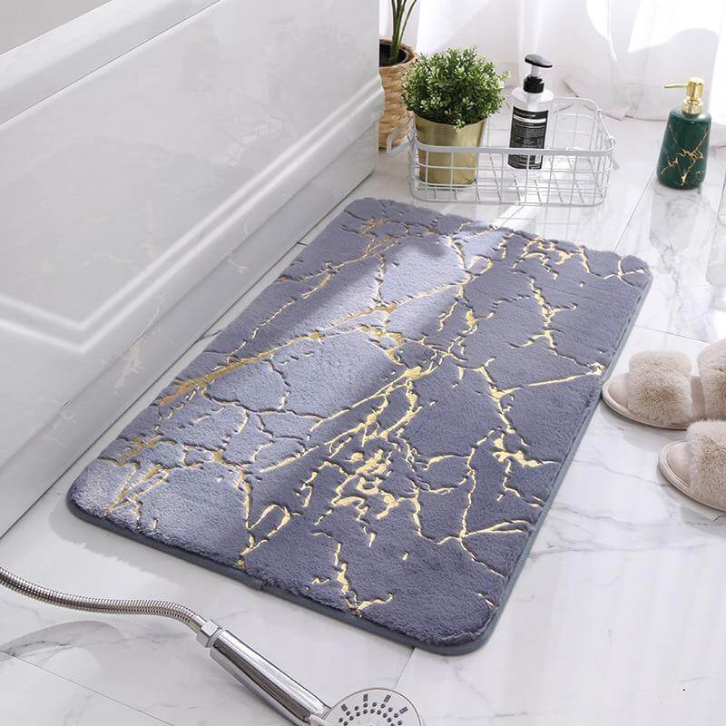 Plush Anti-Slip Absorbent Bathroom Floor Mat - Pexav