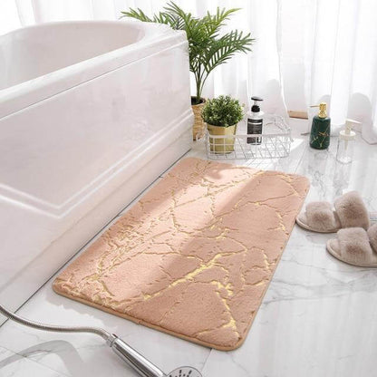 Plush Anti-Slip Absorbent Bathroom Floor Mat