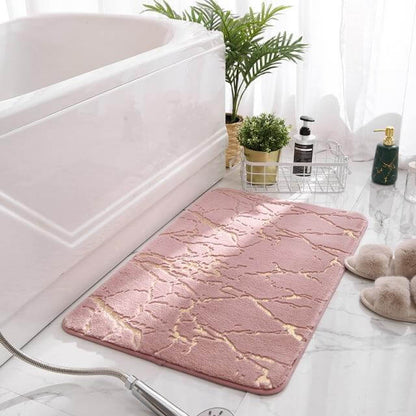 Plush Anti-Slip Absorbent Bathroom Floor Mat