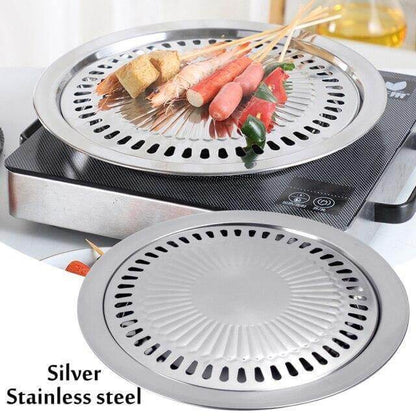 Compact Outdoor Non-Stick BBQ Grill Skillet