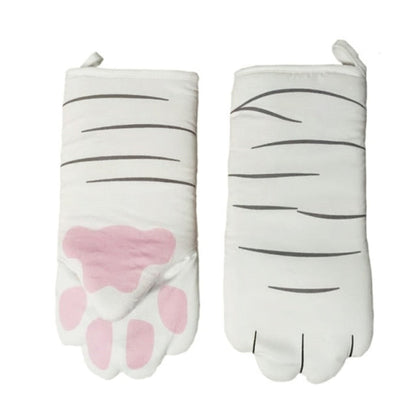 Adorable Kitty Heat Resistant Mitts