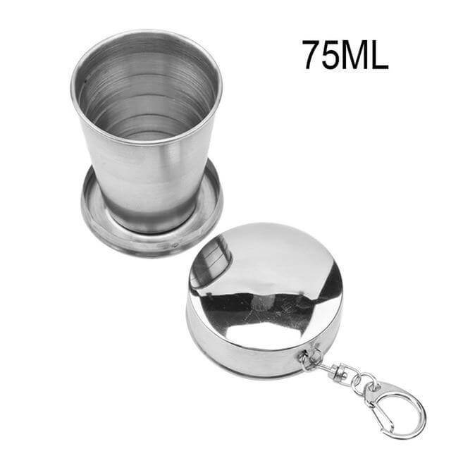 Collapsible Travel Stainless Steel Coffee Mug