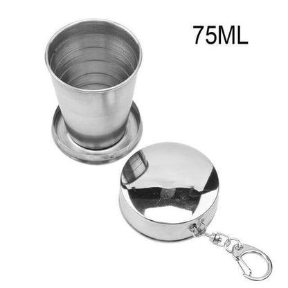 Collapsible Travel Stainless Steel Coffee Mug