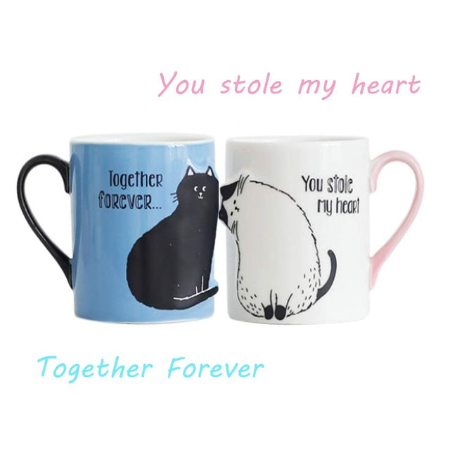 Romantic His Hers Coffee Mugs