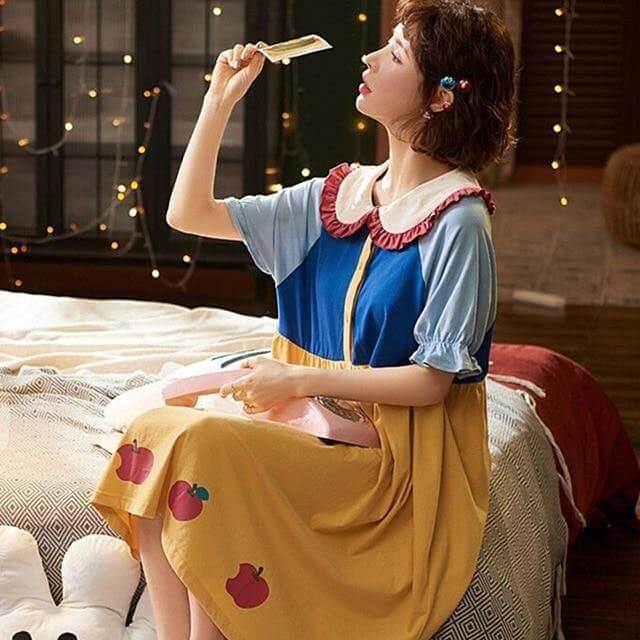 Vibrant Ladies Hooded Pajama Set