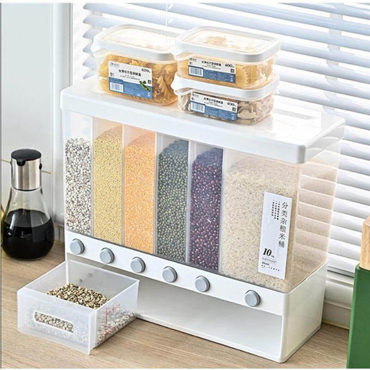 Easy Mount Kitchen Rice Container Storage Bin - Pexav