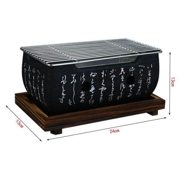 Compact Asian Style Outdoor BBQ Grill Stove