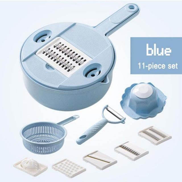 Premium 11pc Stainless Steel Kitchen Slicer Set