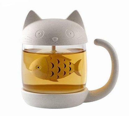 Pretty Coffee Mug with Infuser