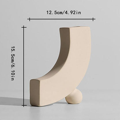 Beautiful Floral Porcelain Decor Vase