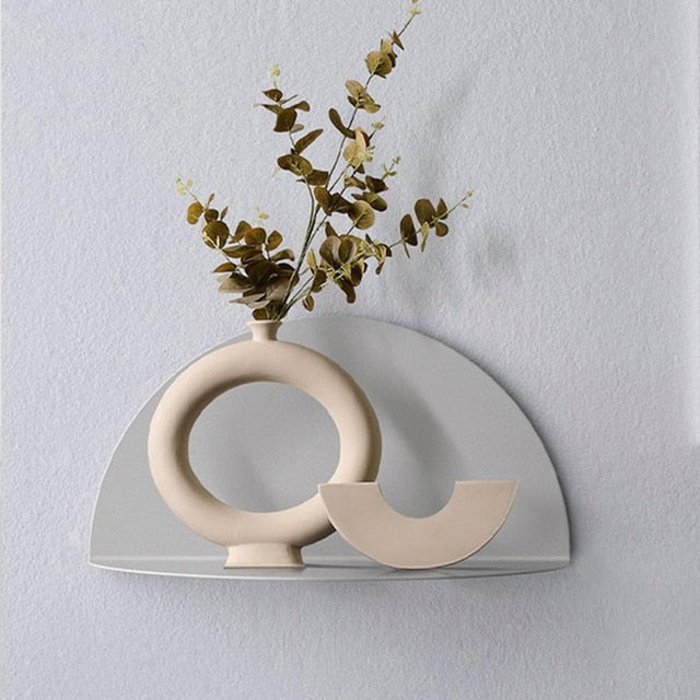 Beautiful Floral Porcelain Decor Vase