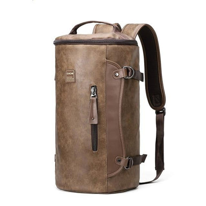 Classic Brown Distressed Men's Rucksack