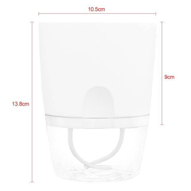 Automatic Watering Planter with Built-in Reservoir