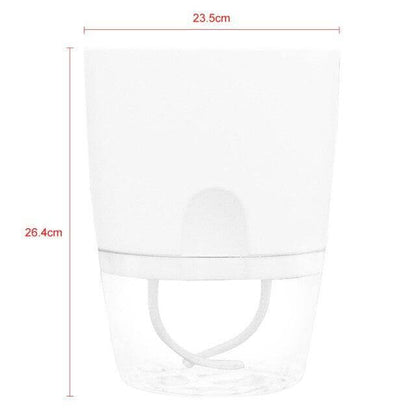 Automatic Watering Planter with Built-in Reservoir