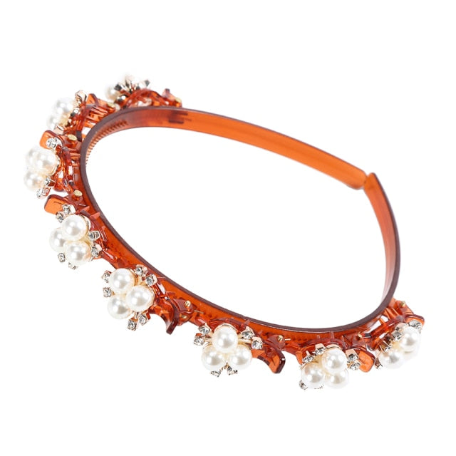 Trendy Dual Barrette Hair Clip Headband