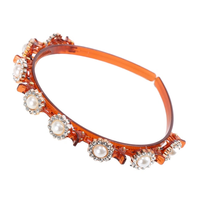 Trendy Dual Barrette Hair Clip Headband