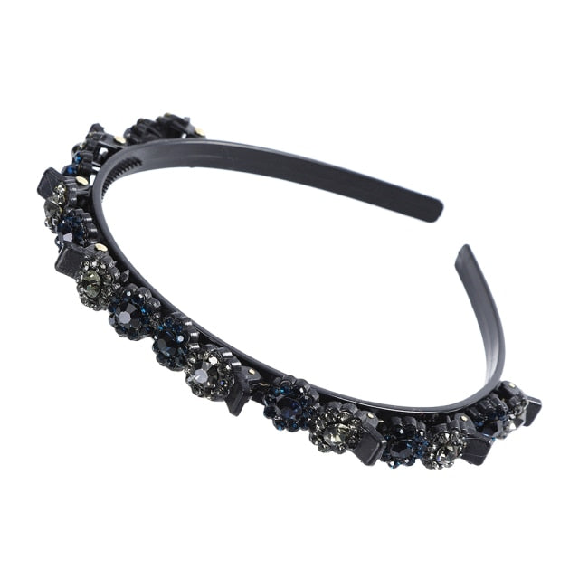 Trendy Dual Barrette Hair Clip Headband