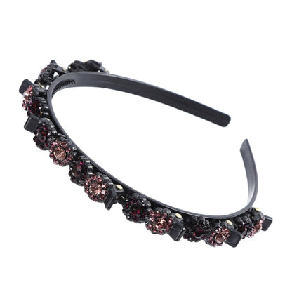 Trendy Dual Barrette Hair Clip Headband