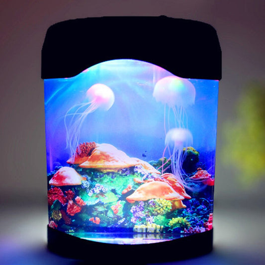 Colorful LED Jellyfish Table Lamp - Pexav