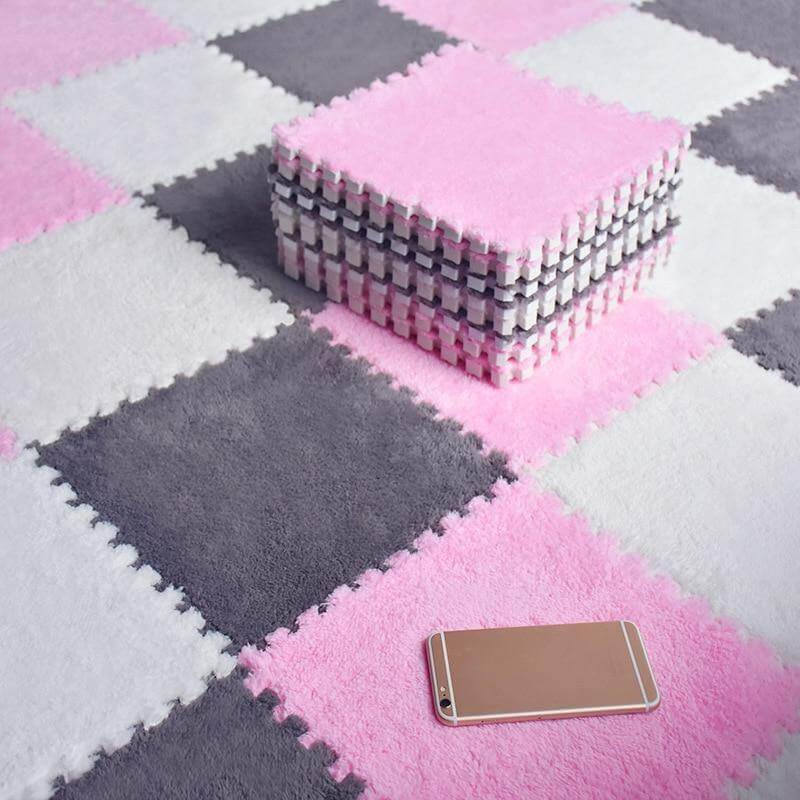 Simple Interlocking Foam Play Mat Rug - Pexav