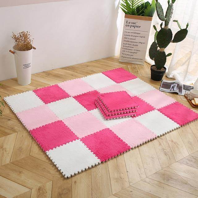 Simple Interlocking Foam Play Mat Rug