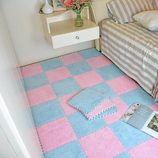 Simple Interlocking Foam Play Mat Rug