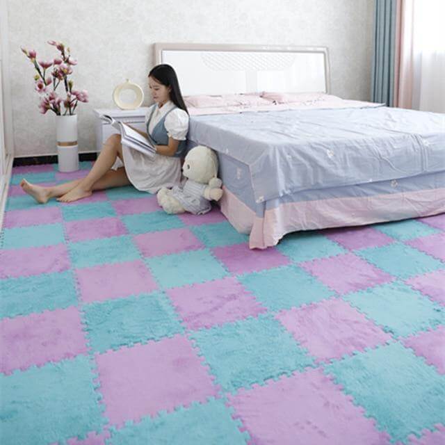Simple Interlocking Foam Play Mat Rug
