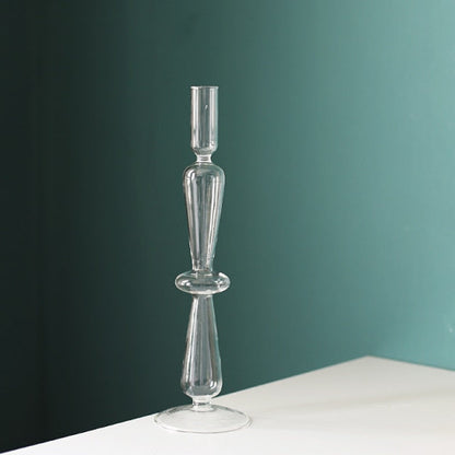 Clear Glass Tealight Candle Holder