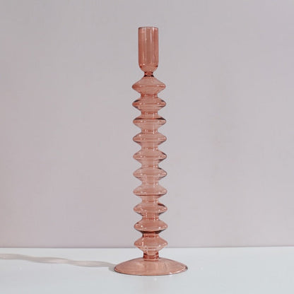 Clear Glass Tealight Candle Holder