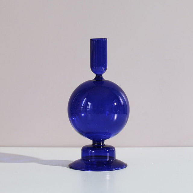 Clear Glass Tealight Candle Holder