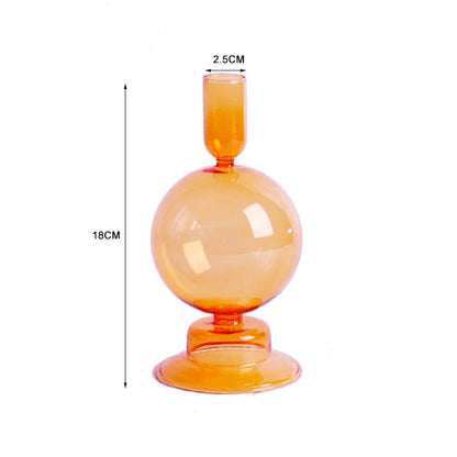 Clear Glass Tealight Candle Holder