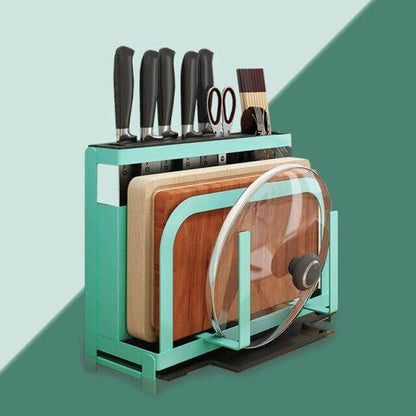 Space Saving Metal Kitchen Tool Holder Rack