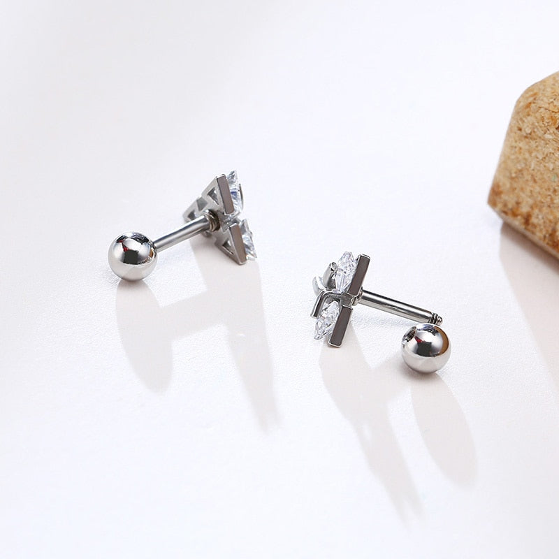 Simple Geometric Triangle Earrings