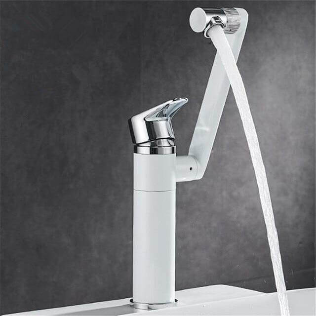 Swivel Spout Matte Single Handle Bathroom Faucet