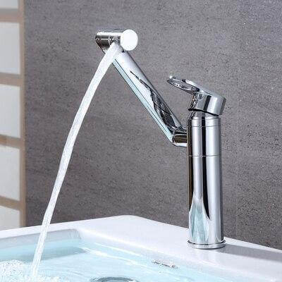 Swivel Spout Matte Single Handle Bathroom Faucet