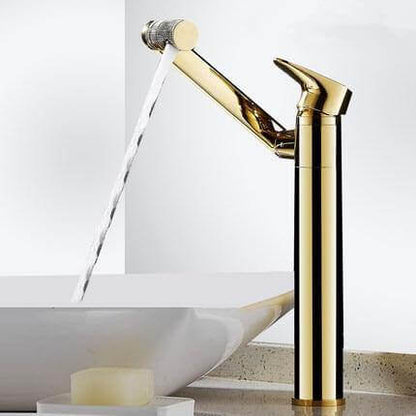 Swivel Spout Matte Single Handle Bathroom Faucet