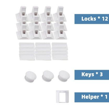 Secure Hidden Baby Proof Cabinet Lock