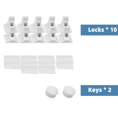 Secure Hidden Baby Proof Cabinet Lock