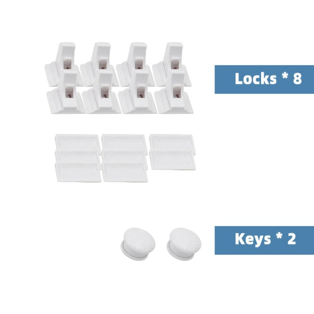 Secure Hidden Baby Proof Cabinet Lock