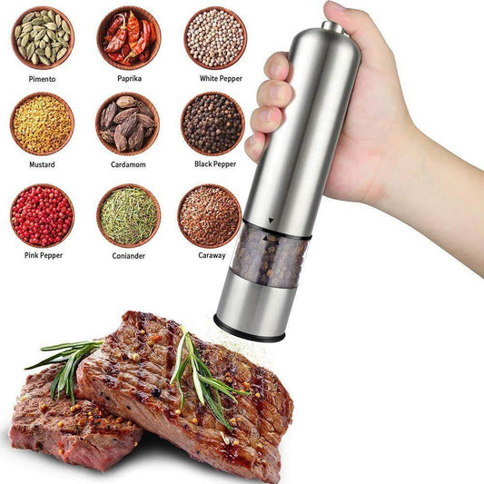 Automatic Electric Salt and Pepper Mill - Pexav