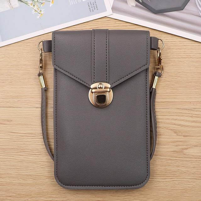 Clear Lady Phone Purse Crossbody Case