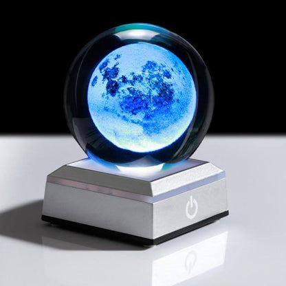 Colorful Glass Planet Table Lamp