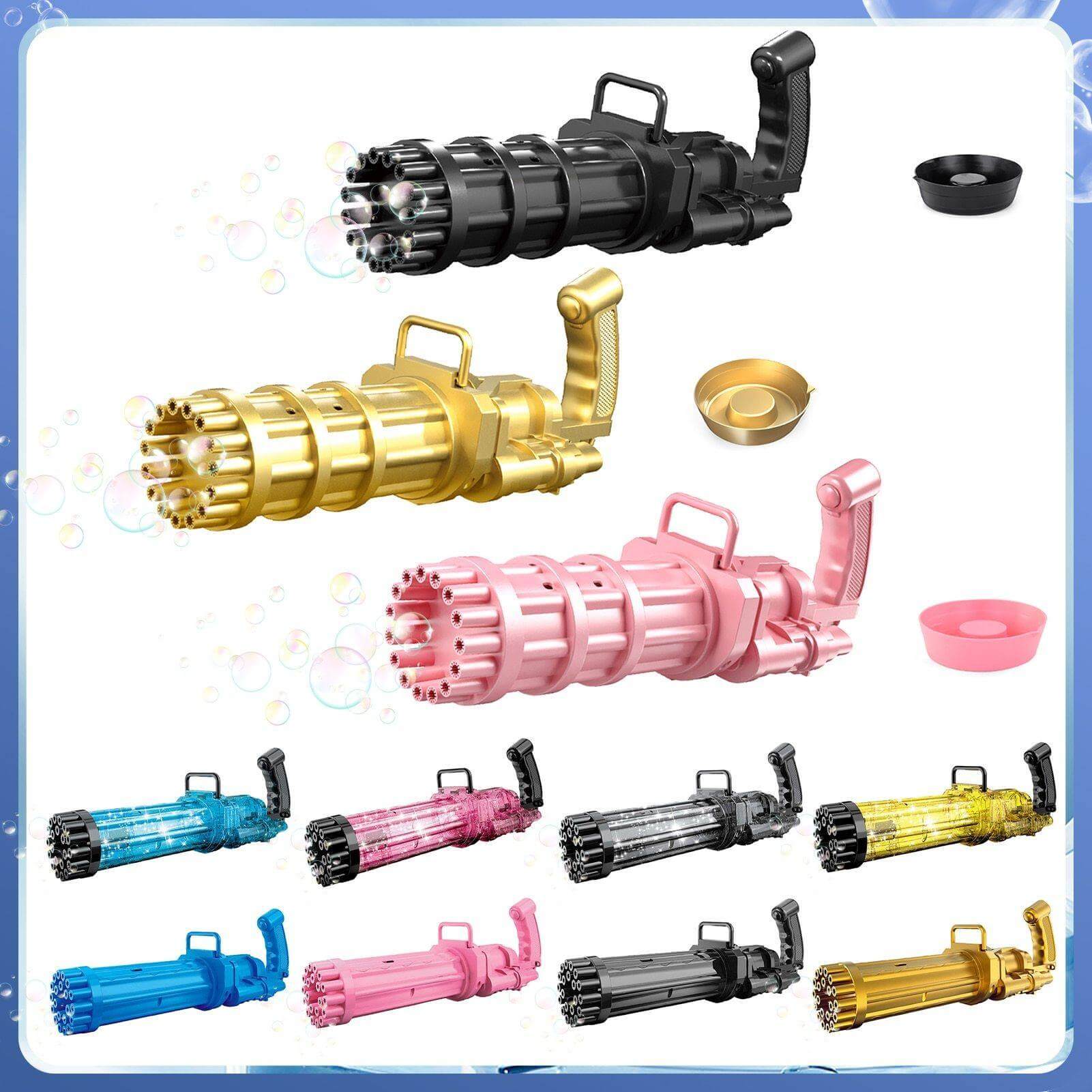 Children's Automatic Bubble Blaster Toy - Pexav