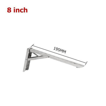 2PCS Space Saving Foldable Wall Shelf