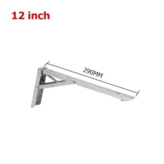 2PCS Space Saving Foldable Wall Shelf