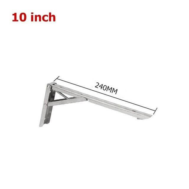 2PCS Space Saving Foldable Wall Shelf