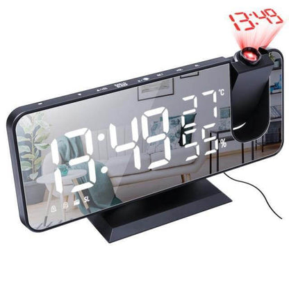 Large Display Projection Alarm Clock